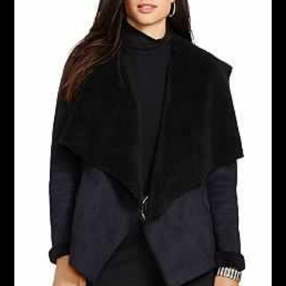 NWT Ralph Lauren Petite Faux Shearling Jacket